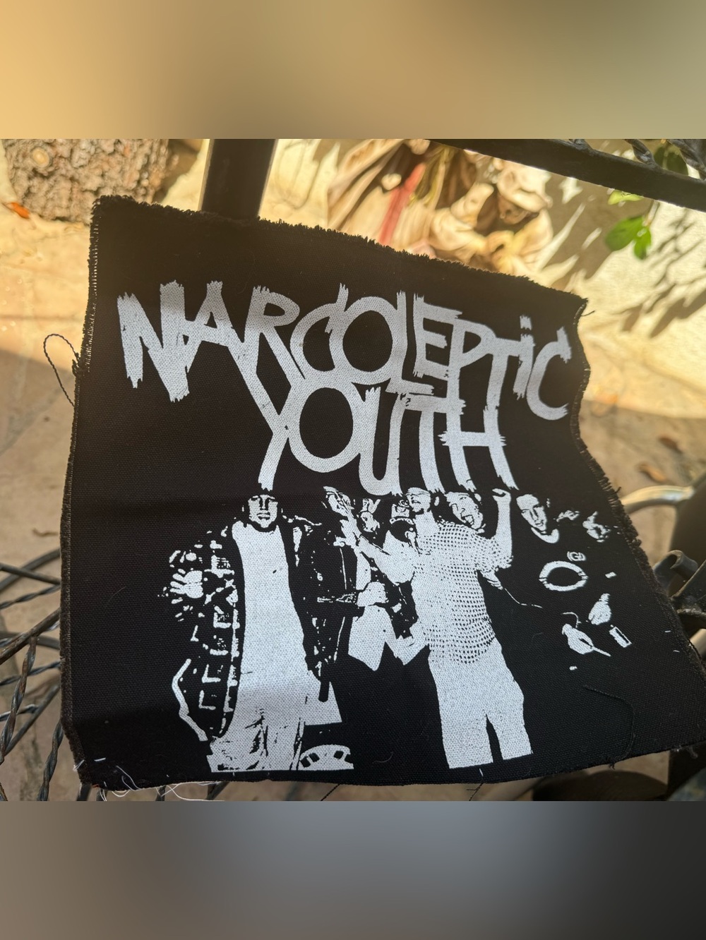 Narcoleptic Youth Black Graphic Large Patch
